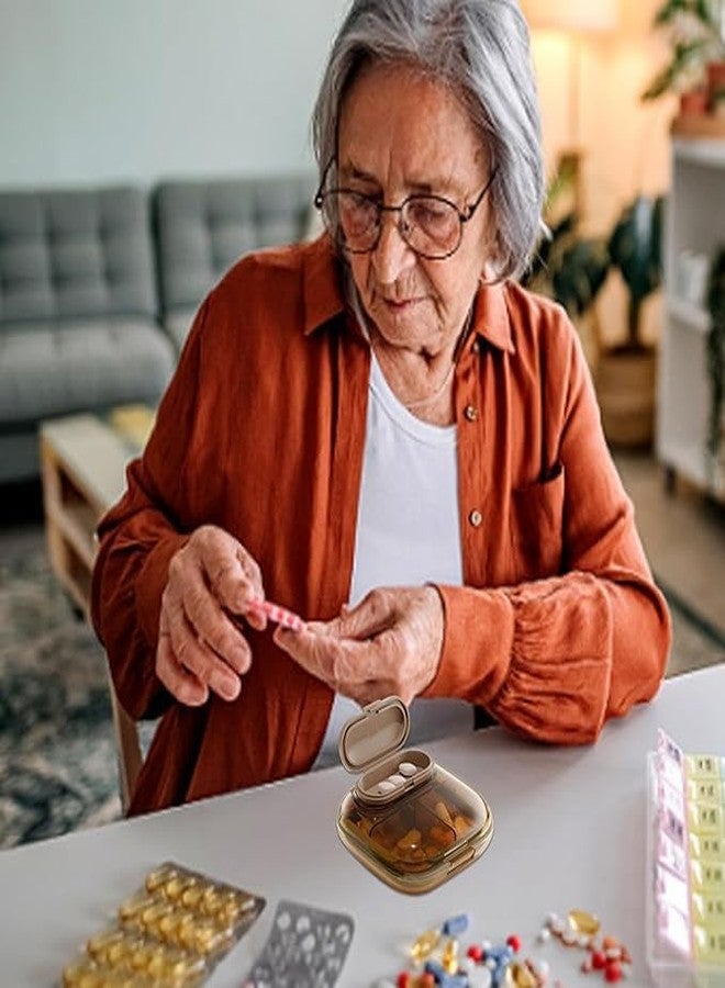 VALUEVIBES Mini Travel Pill Case - 4-Grid & 6-Grid Portable Medicine Box | Moisture-Proof, Leak-Proof & Stylish Pill Organizer for Vitamins, Tablets & Capsules (Green(6grid)) - Image 5